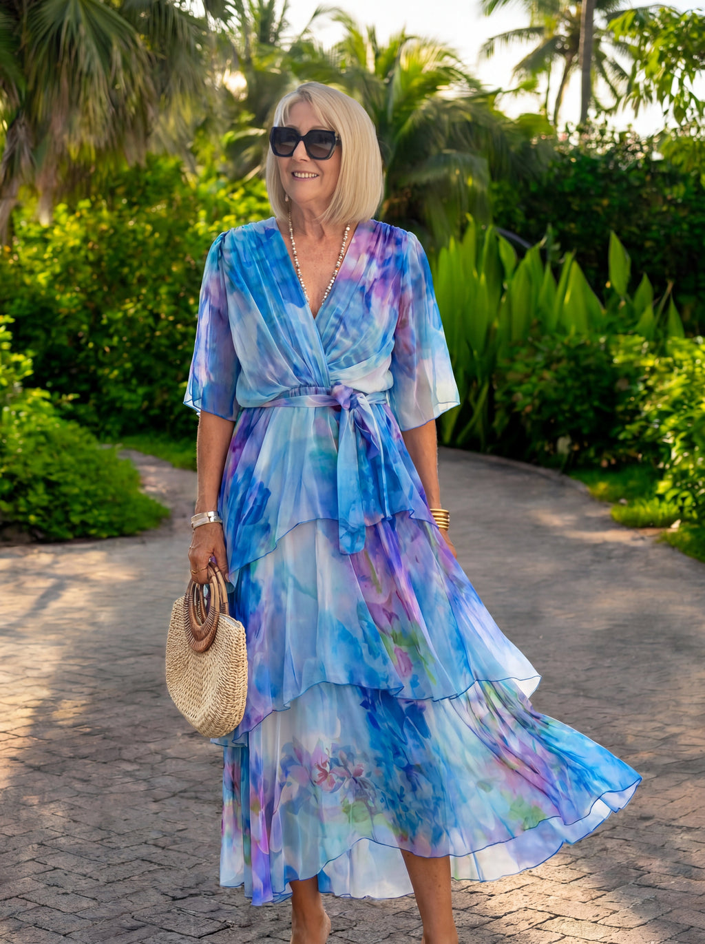 Barbara | Elegante vestido de gasa