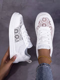 Alfonsina | Sneakers con pizzo floreale